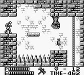une photo d'Ã©cran de Castlevania 2 - Belmont s Revenge sur Nintendo Game Boy